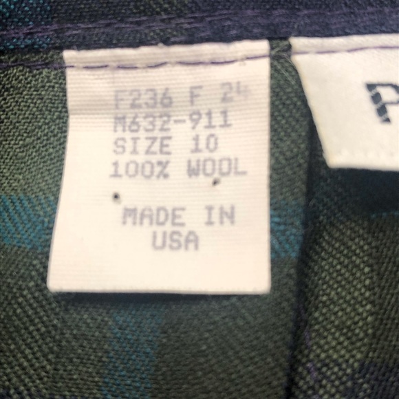 PENDLETON VINTAGE CLASSIC PLEATED WOOL SKIRT - Picture 10 of 14